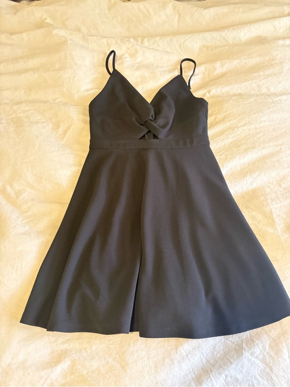 Lulu's Black Spaghetti Strap Dress